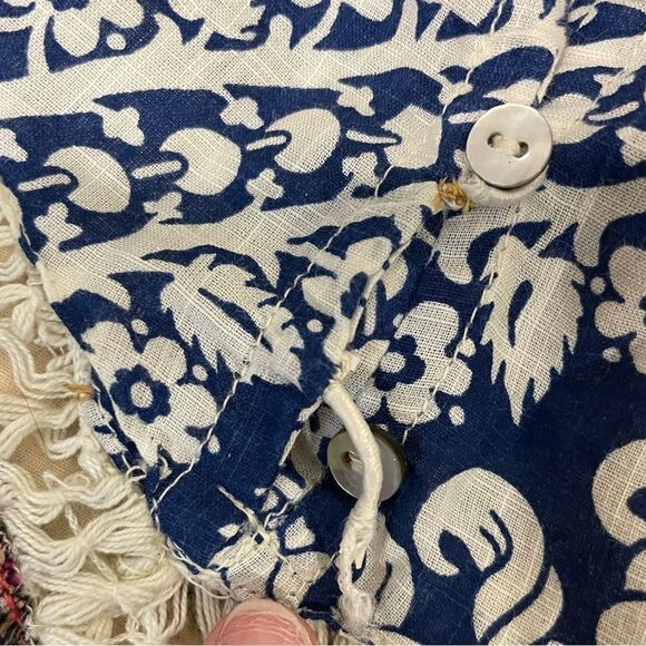 Anthropologie Inez Swing Dress by Vanessa Virginia Patchwork Multicolor Size 2 - Picture 16 of 16